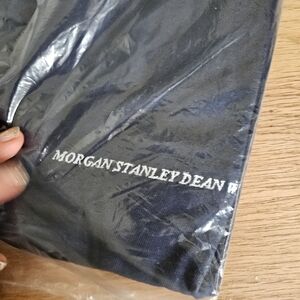 NWT Morgan Stanley Dean Witter Navy Vintage Tee Shirt - size large